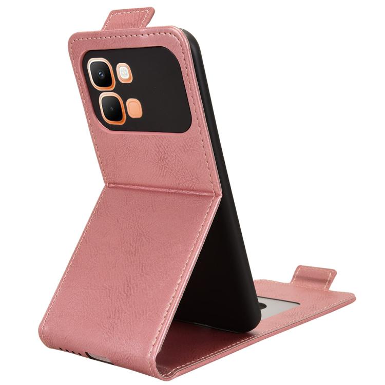 For Infinix Note Edge 5G Magnetic Vertical Flip Leather Phone Case with Buckle