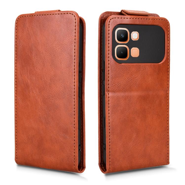 For Infinix Note Edge 5G Magnetic Vertical Flip Leather Phone Case with Buckle