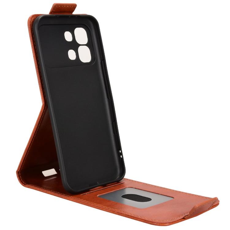 For Infinix Note Edge 5G Magnetic Vertical Flip Leather Phone Case with Buckle
