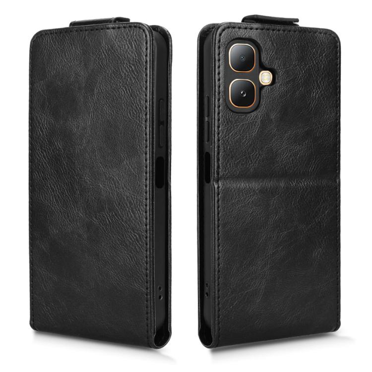 For Infinix Smart 20 4G Magnetic Vertical Flip Leather Phone Case with Buckle