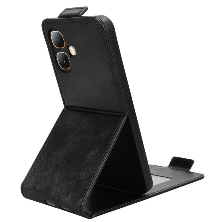 For Infinix Smart 20 4G Magnetic Vertical Flip Leather Phone Case with Buckle