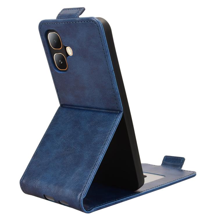 For Infinix Smart 20 4G Magnetic Vertical Flip Leather Phone Case with Buckle