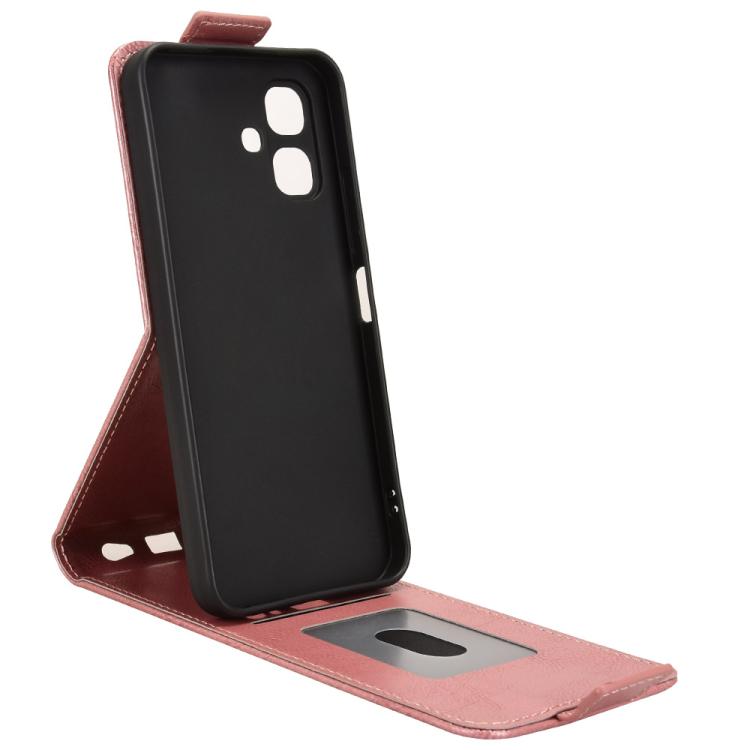 For Infinix Smart 20 4G Magnetic Vertical Flip Leather Phone Case with Buckle