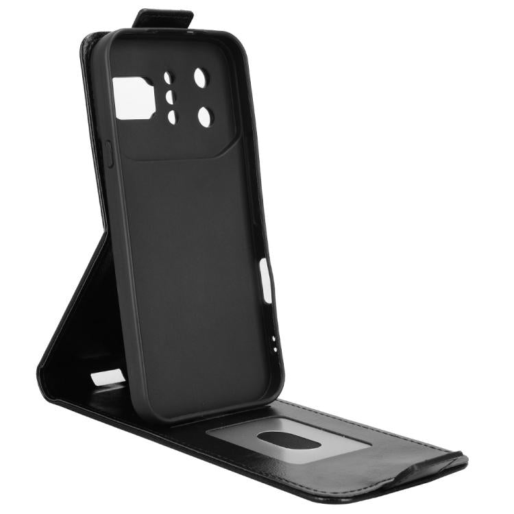 For Infinix Note 60 Ultra 5G Magnetic Vertical Flip Leather Phone Case with Buckle