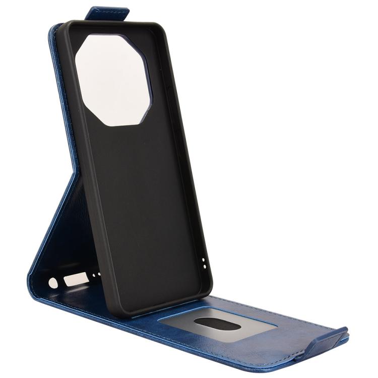 For Blackview SHARK 6 Magnetic Vertical Flip Leather Phone Case with Buckle