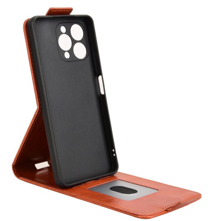 For Doogee Note 58 / Note 58 Pro Magnetic Vertical Flip Leather Phone Case with Buckle