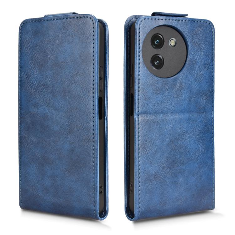 For Doogee Note 59 / Note 59 Pro Magnetic Vertical Flip Leather Phone Case with Buckle