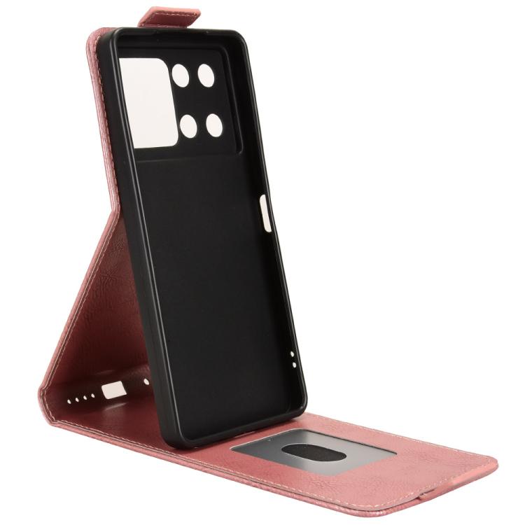 For Cubot P90 Magnetic Vertical Flip Leather Phone Case with Buckle