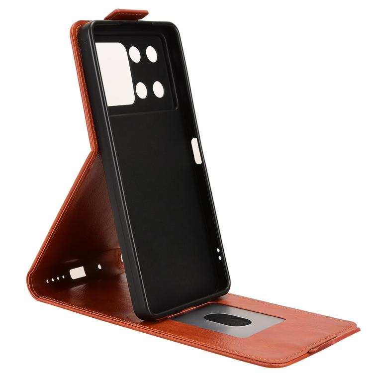 For Cubot P90 Magnetic Vertical Flip Leather Phone Case with Buckle