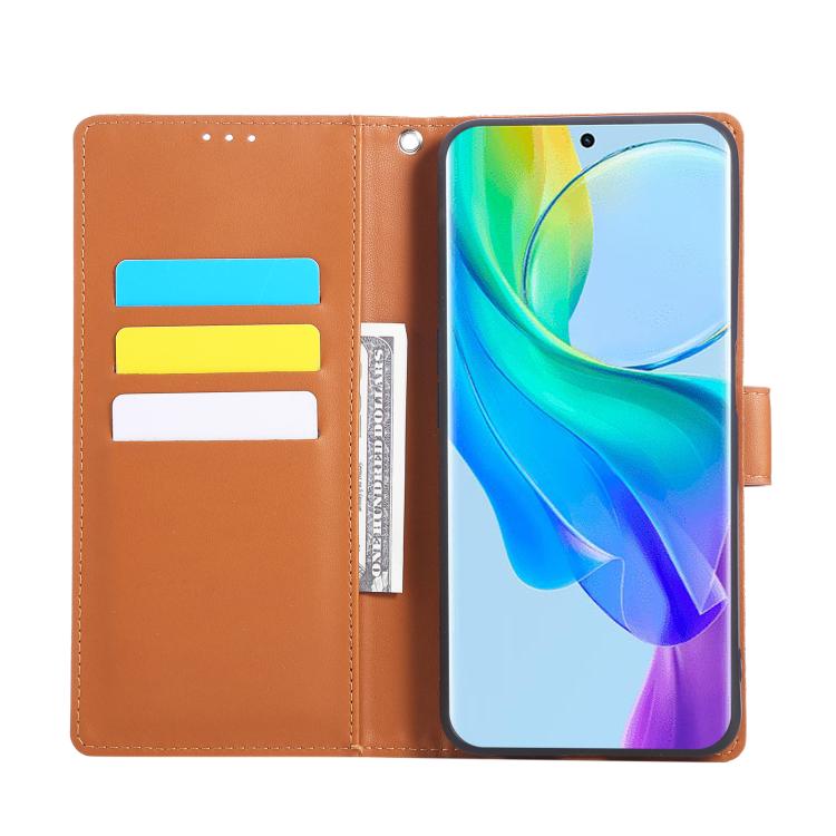 For vivo Y78 5G Global Rose Flower Embossed 3-Card Slots Leather Phone Case