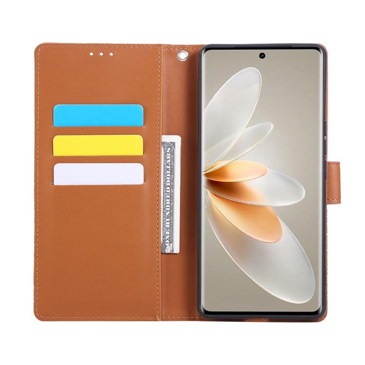For vivo S16 / S16 Pro / V27 Rose Flower Embossed 3-Card Slots Leather Phone Case