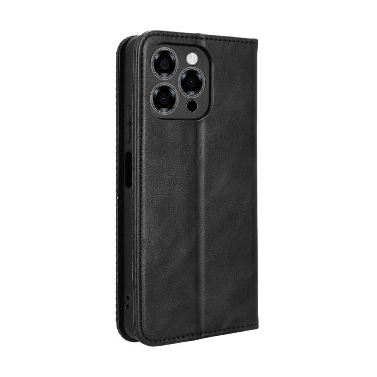 For Doogee Note 58 / Note 58 Pro Magnetic Buckle Retro Texture Leather Phone Case