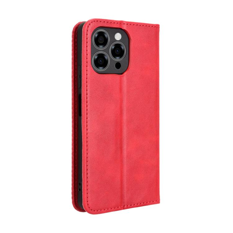 For Doogee Note 58 / Note 58 Pro Magnetic Buckle Retro Texture Leather Phone Case