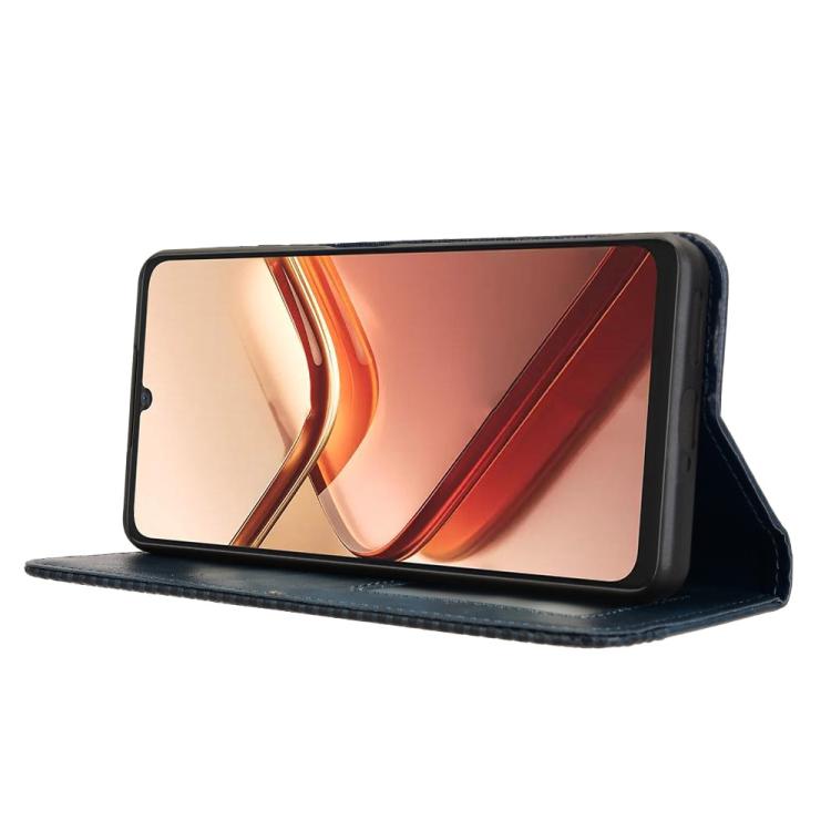 For Doogee Note 58 / Note 58 Pro Magnetic Buckle Retro Texture Leather Phone Case
