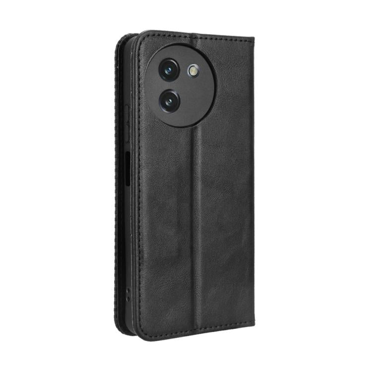 For Doogee Note 59 / Note 59 Pro Magnetic Buckle Retro Texture Leather Phone Case