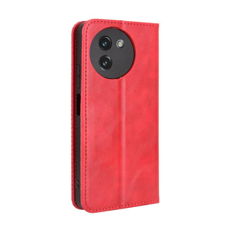 For Doogee Note 59 / Note 59 Pro Magnetic Buckle Retro Texture Leather Phone Case