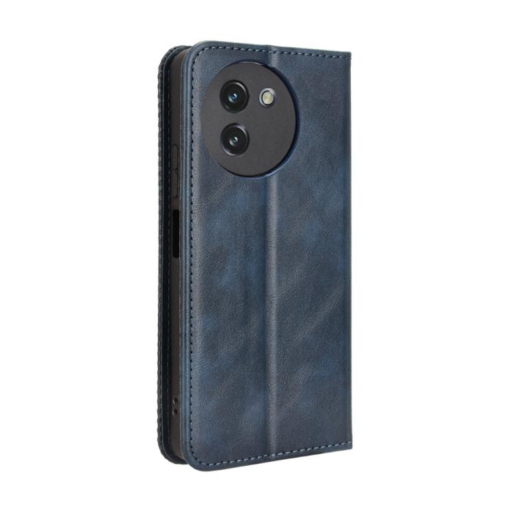 For Doogee Note 59 / Note 59 Pro Magnetic Buckle Retro Texture Leather Phone Case