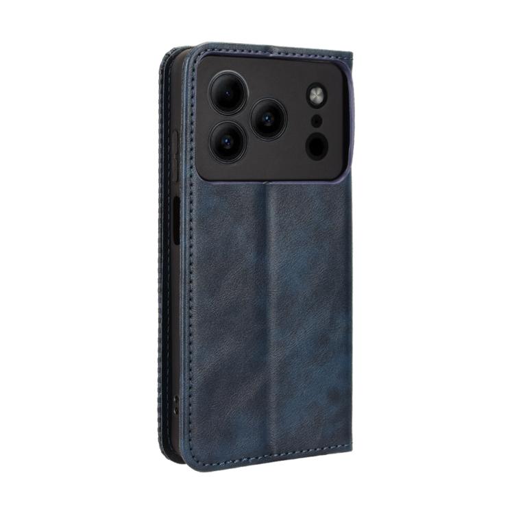For Doogee Note 56 / Note 56 Pro Magnetic Buckle Retro Texture Leather Phone Case