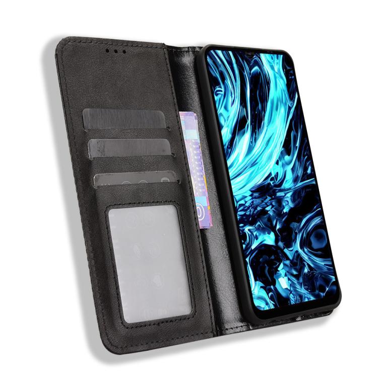 For Doogee Note 56X / Note 56X Pro Magnetic Buckle Retro Texture Leather Phone Case