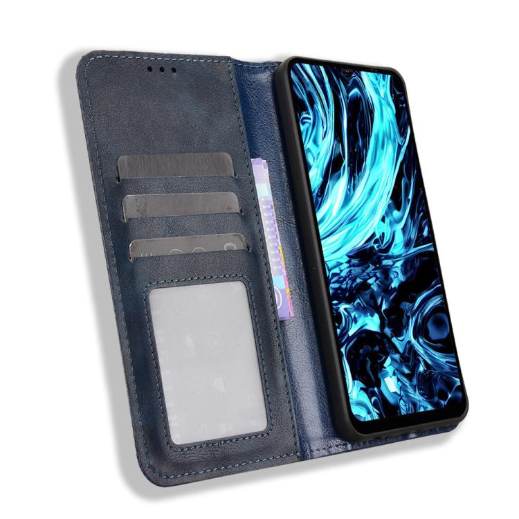 For Doogee Note 56X / Note 56X Pro Magnetic Buckle Retro Texture Leather Phone Case