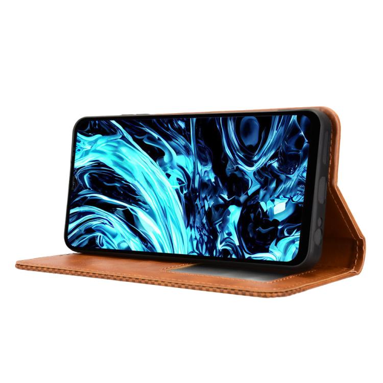 For Doogee Note 56X / Note 56X Pro Magnetic Buckle Retro Texture Leather Phone Case