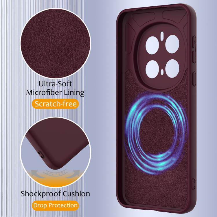 For Honor Magic7 Pro Shockproof Silicone Magsafe Phone Case