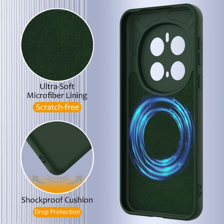 For Honor Magic7 Pro Shockproof Silicone Magsafe Phone Case