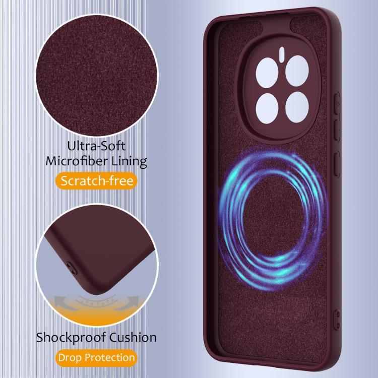 For Honor Magic7 Shockproof Silicone Magsafe Phone Case