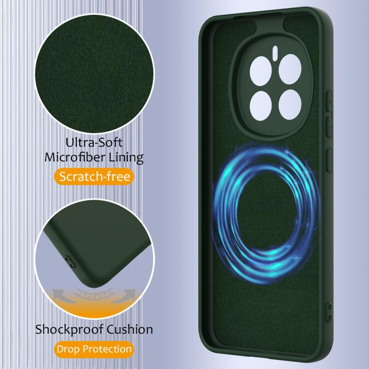 For Honor Magic7 Shockproof Silicone Magsafe Phone Case