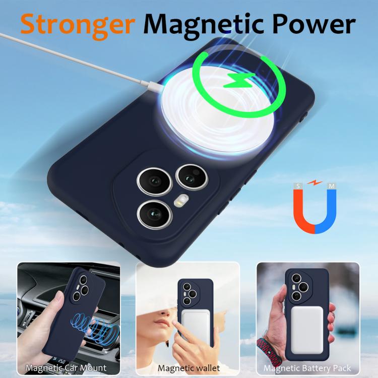 For Honor 400 Pro Global 160.8mm Shockproof Silicone Magsafe Phone Case