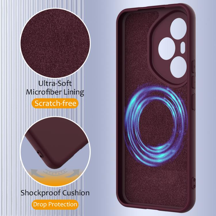 For Honor 400 Pro Global 160.8mm Shockproof Silicone Magsafe Phone Case