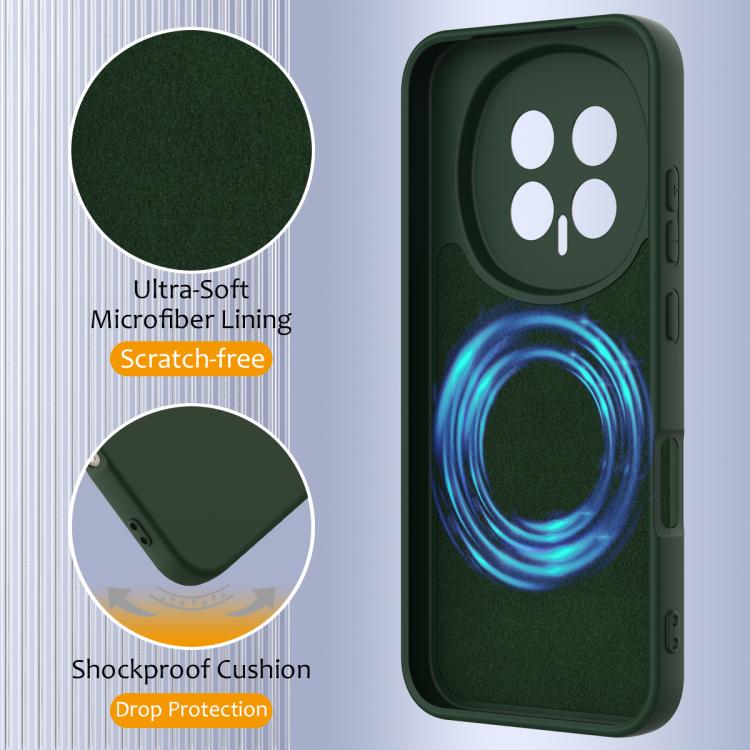 For Honor Magic8 Shockproof Silicone Magsafe Phone Case
