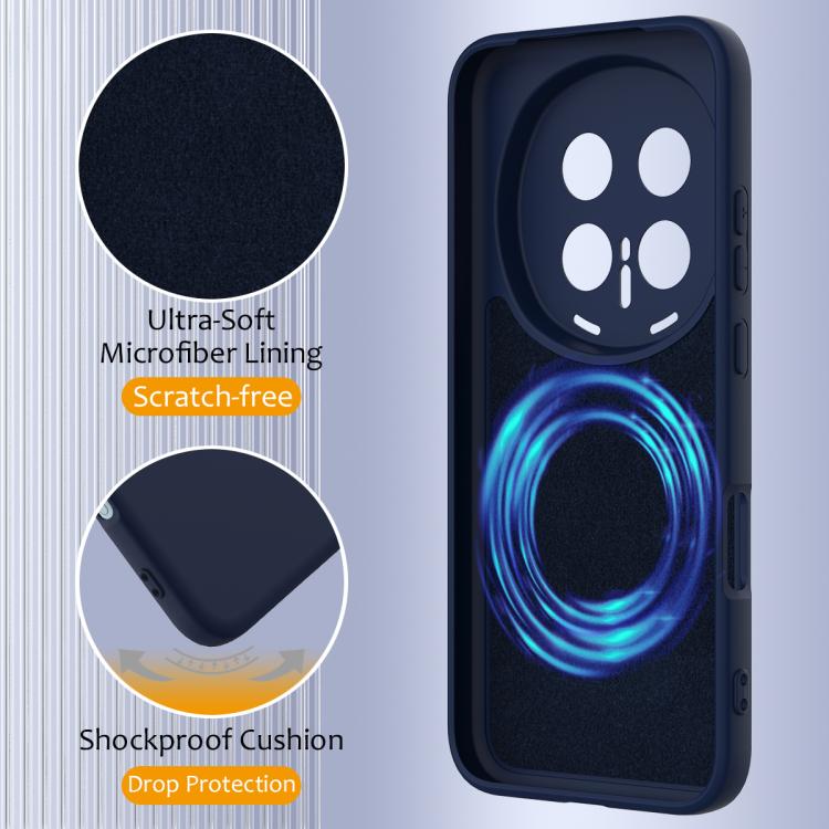 For Honor Magic8 Pro Shockproof Silicone Magsafe Phone Case