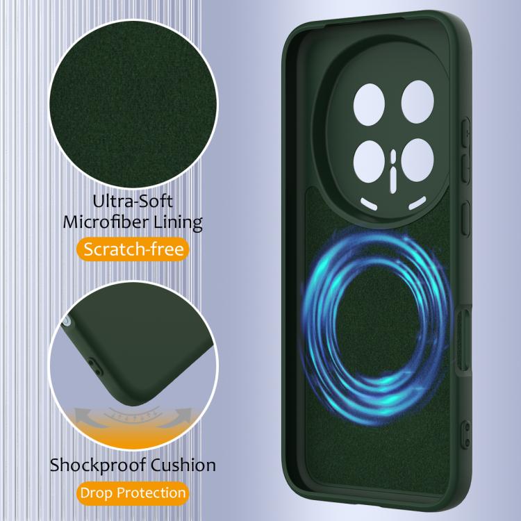 For Honor Magic8 Pro Shockproof Silicone Magsafe Phone Case