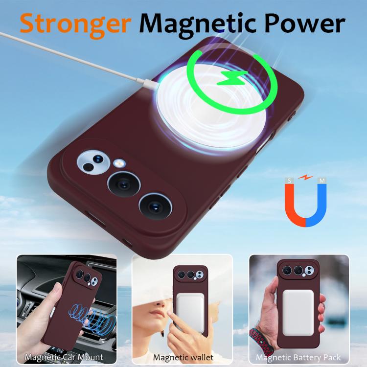 For Honor 500 Pro Global 155.8mm Shockproof Silicone Magsafe Phone Case