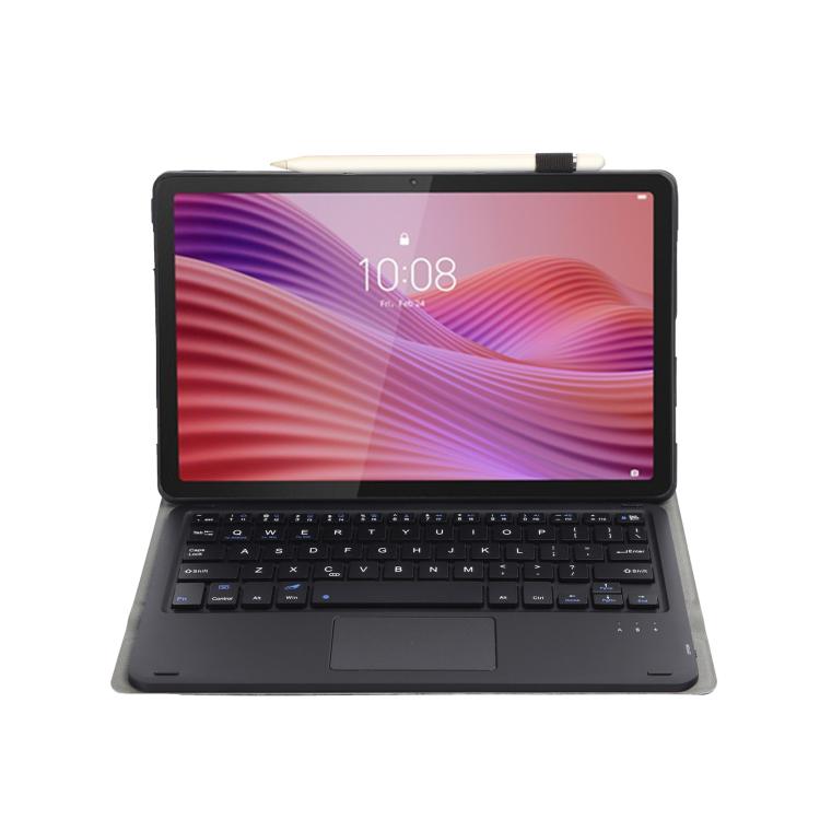 For Lenovo Tab 10.1 / ZhaoYang K10C 10.1 AM29-A Ultra-thin Detachable Bluetooth Keyboard Leather Tablet Case with Touchpad