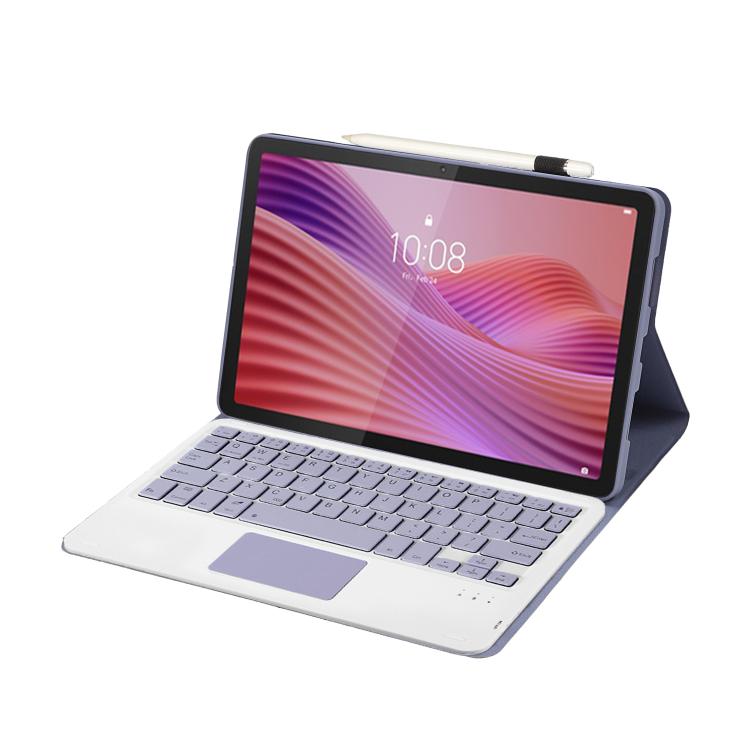 For Lenovo Tab 10.1 / ZhaoYang K10C 10.1 AM29-A Ultra-thin Detachable Bluetooth Keyboard Leather Tablet Case with Touchpad