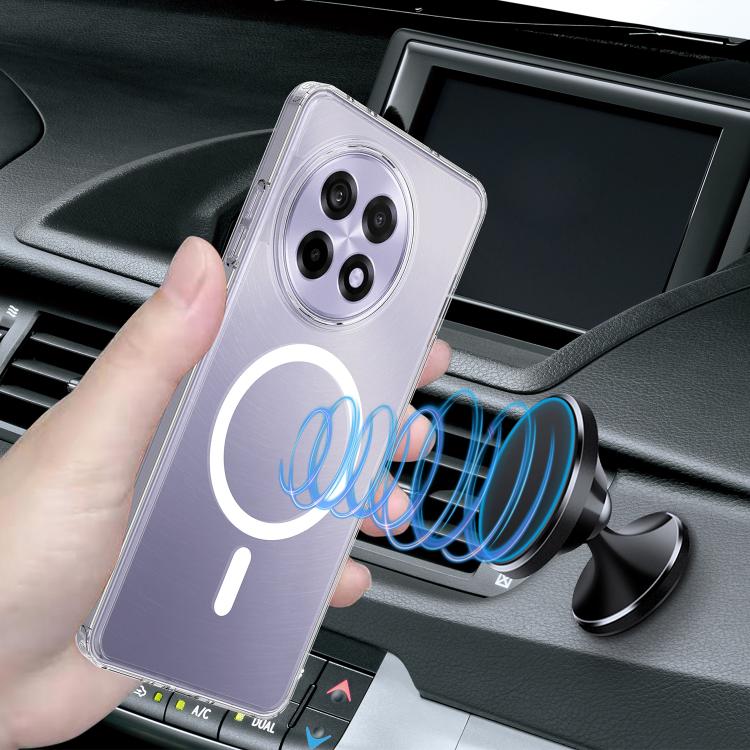 For OnePlus 13R / Ace 5 / Ace 5 Pro MagSafe Clear Acrylic PC Hybrid TPU Phone Case - Transparent