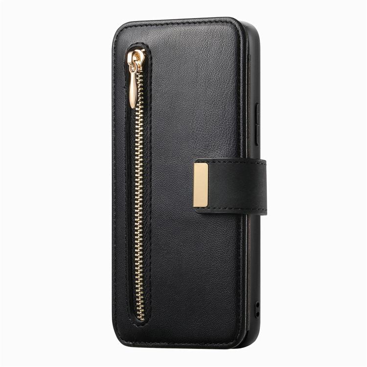 For OPPO Reno8 T 5G / A1 Pro Ring Zipper Wallet RFID Blocking MagSafe Leather Phone Case