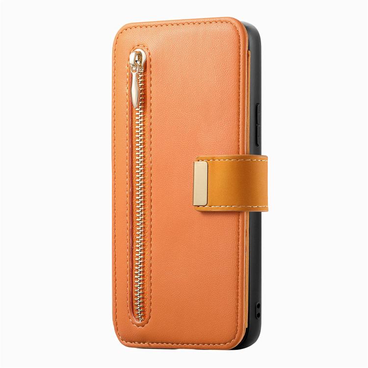 For OPPO Reno8 T 5G / A1 Pro Ring Zipper Wallet RFID Blocking MagSafe Leather Phone Case