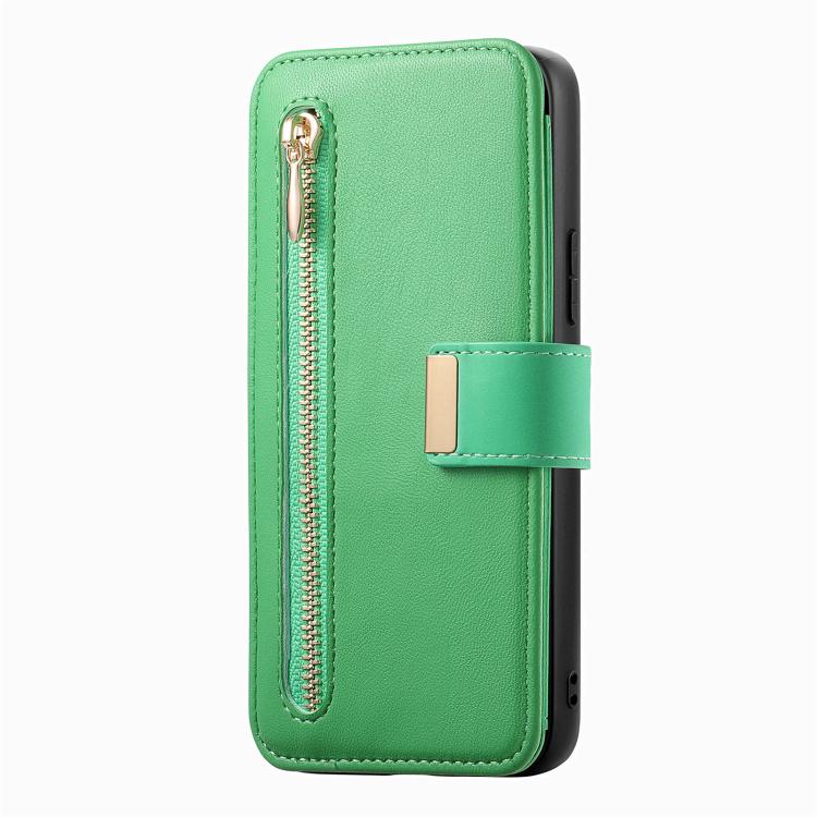 For OPPO Reno8 T 5G / A1 Pro Ring Zipper Wallet RFID Blocking MagSafe Leather Phone Case