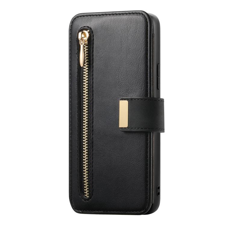 For Honor 200 Pro Ring Zipper Wallet RFID Blocking MagSafe Leather Phone Case
