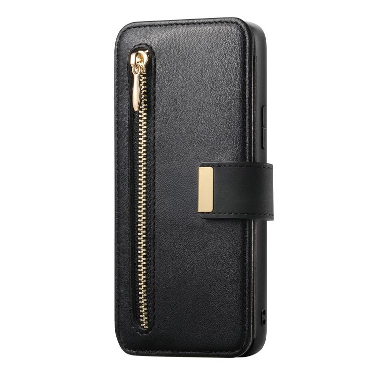 For Honor Play7T 5G Ring Zipper Wallet RFID Blocking MagSafe Leather Phone Case