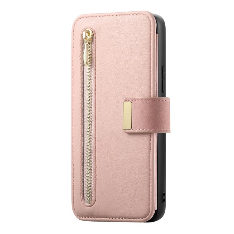 For Sony Xperia 5 V Ring Zipper Wallet RFID Blocking MagSafe Leather Phone Case