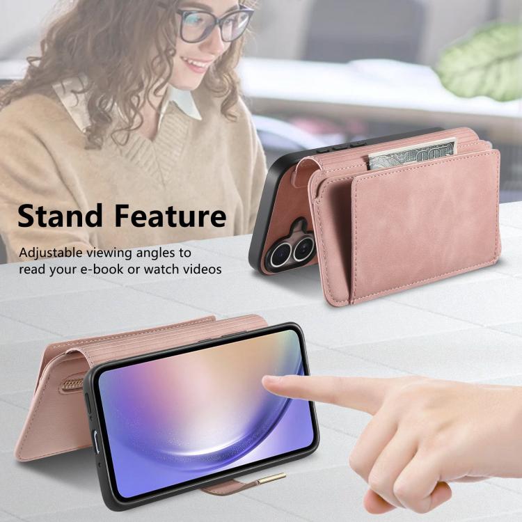 For Sony Xperia 5 V Ring Zipper Wallet RFID Blocking MagSafe Leather Phone Case