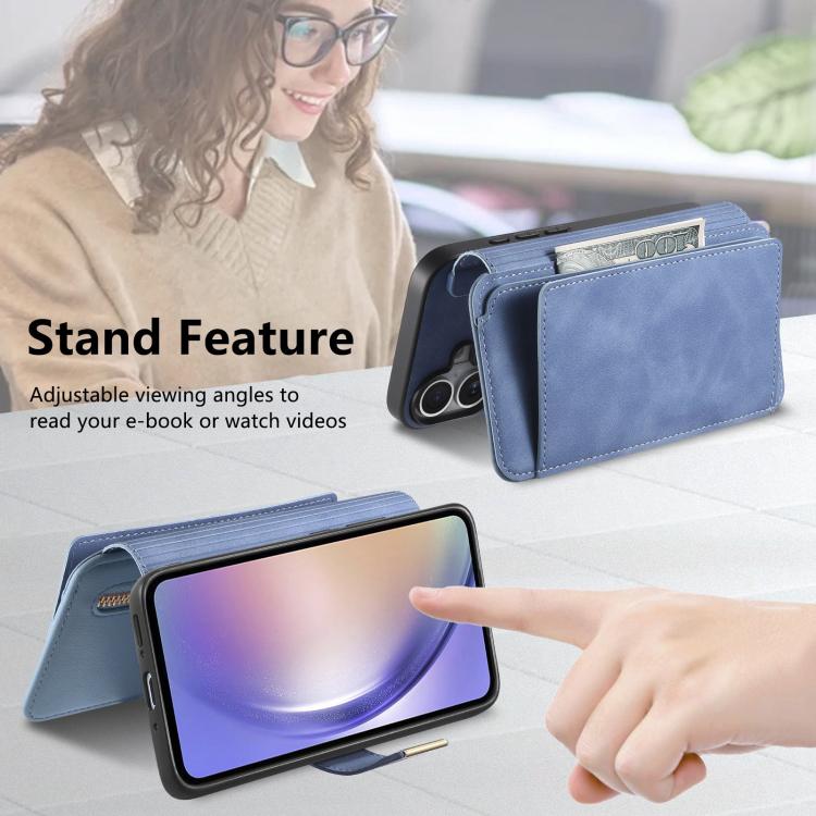 For Sony Xperia 5 V Ring Zipper Wallet RFID Blocking MagSafe Leather Phone Case