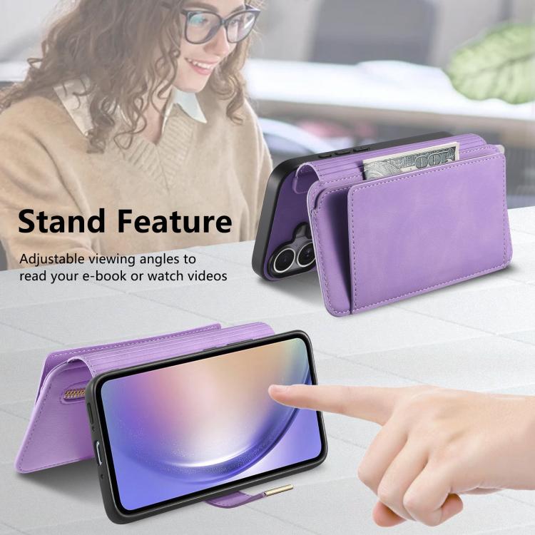 For Sony Xperia 5 V Ring Zipper Wallet RFID Blocking MagSafe Leather Phone Case