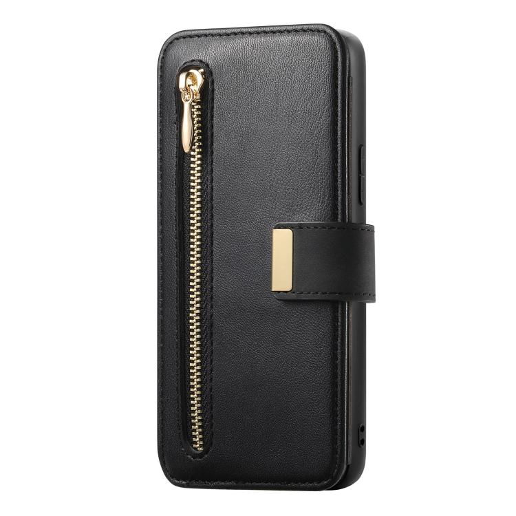 For Sony Xperia 5 V Ring Zipper Wallet RFID Blocking MagSafe Leather Phone Case