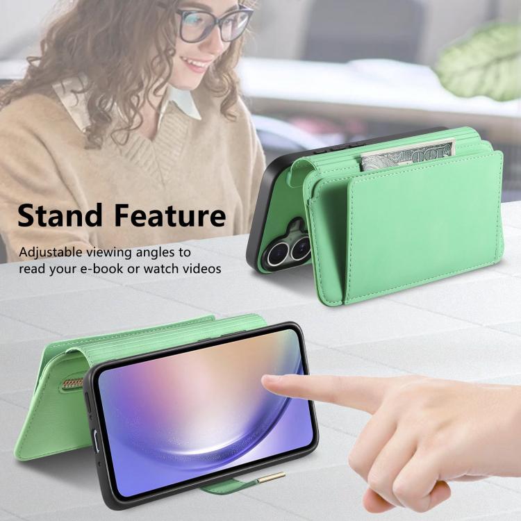 For Sony Xperia 5 V Ring Zipper Wallet RFID Blocking MagSafe Leather Phone Case