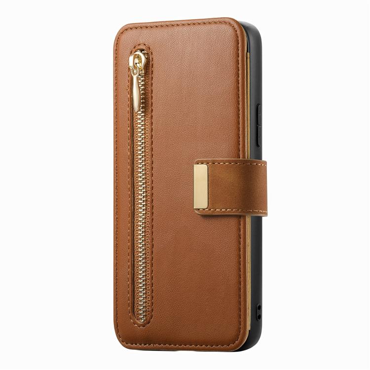 For Sony Xperia 10 VI Ring Zipper Wallet RFID Blocking MagSafe Leather Phone Case